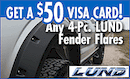 Lund $50 Offer On Fender Flairs!